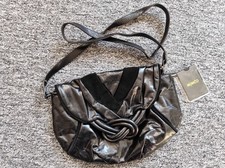 Mimco black genuine leather