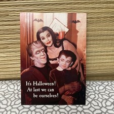 Vintage Postcard Happy Halloween The Munsters 1964 Hallmark Universal Studios