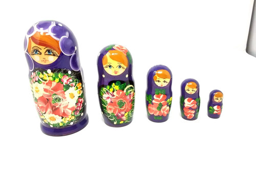 Set wooden russian - of,