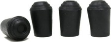 SET OF 4 HEAVY DUTY 16mm WALKING STICK RUBBER FERRULES Cane Crutch Grip Tip Ends