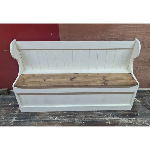 Bespoke solid pine monks bench - bespoke,