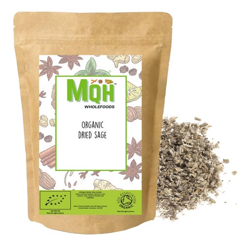Organic dried sage - organic, leaves