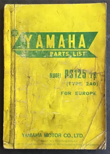 Yamaha rs125 motorcycle - rs125,