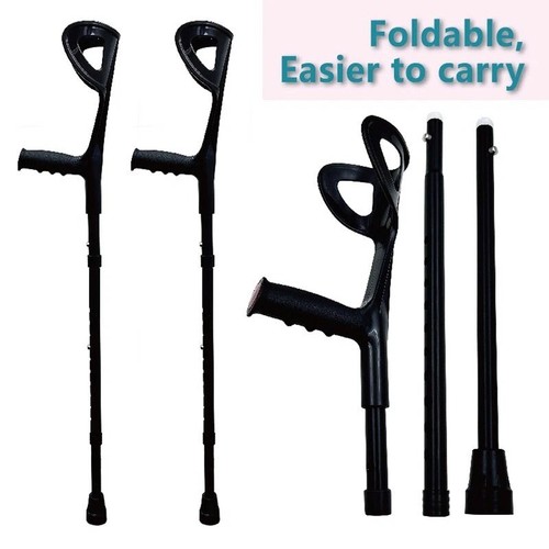 Single folding crutches - single,