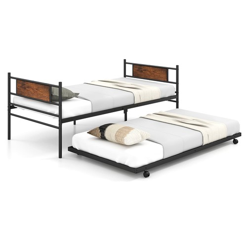 Metal daybed with pull - metal,