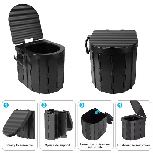 Portable camping toilet - toilet, –