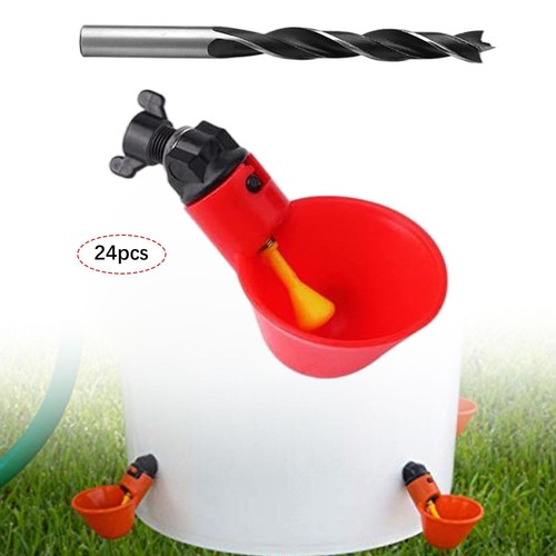 24x automatic poultry waterer - automatic,