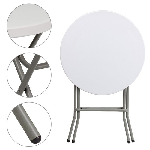 Folding round table - folding,