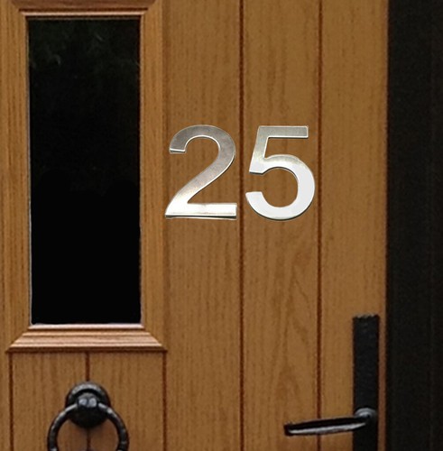 Stick house numbers no 25 - stick-on,