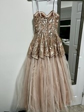 Deb Rose Gold Dress - Size S