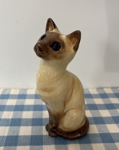 Vintage siamese cat figurine - vintage,