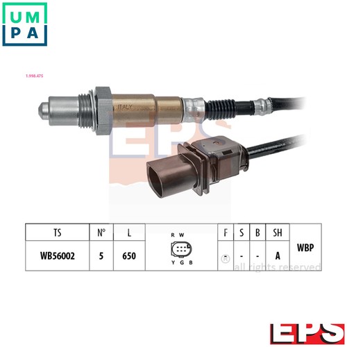 Lambda sensor 998 475 for - 1.998.475,