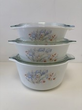 Vintage pyrex blue - blue, iris