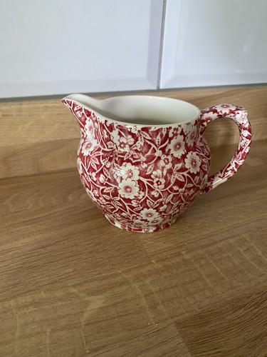 Burleigh ware calico - calico, milk
