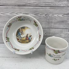Wedgewood Beatrix Potter Peter Rabbit ‘Christening’ Mug and Bowl Set PK