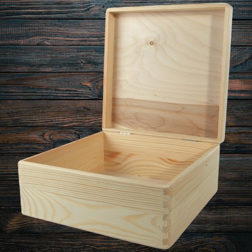 Large square keepsake wooden - large,