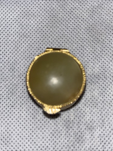 Vintage miniature round - vintage, pill