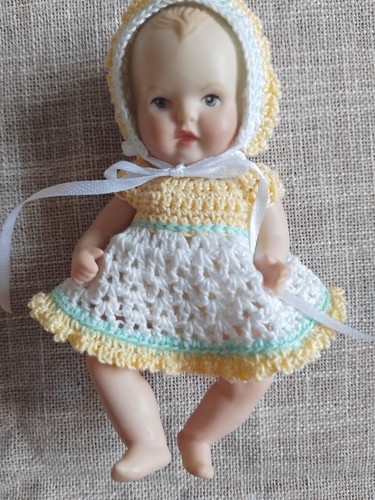 Vintage bisque baby doll - bisque,