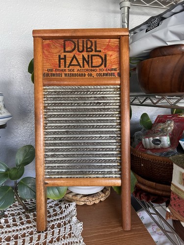 Vintage dubl handi wash board - handi,