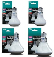 Arcadia Solar Flood Basking Lamp Reptile Heat Lamp Screw Fit Bulb Lighting E27 