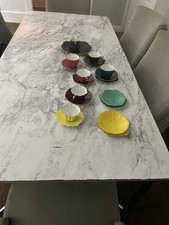 20piece Royal Stuart Spencer Stevenson Harlequin Vintage TeaSet Cup,Saucer,Plate