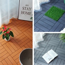 11 x PVC Decking Tiles Garden