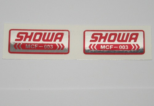 Showa rear shock decals - showa,