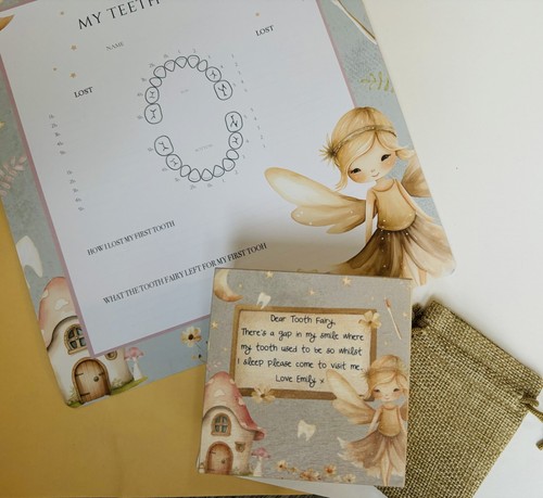 Personalised tooth fairy box - personalised,