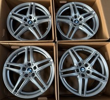 4x Borbet XR 8X18 Inch 5X112 ET 30 Silver Audi Seat Skoda VW Mercedes BMW