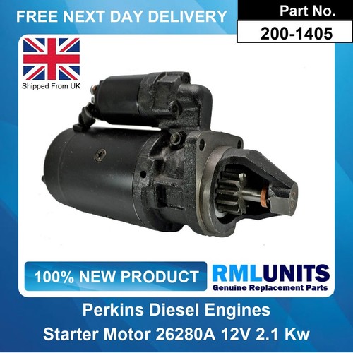 Starter motor for perkins - motor,