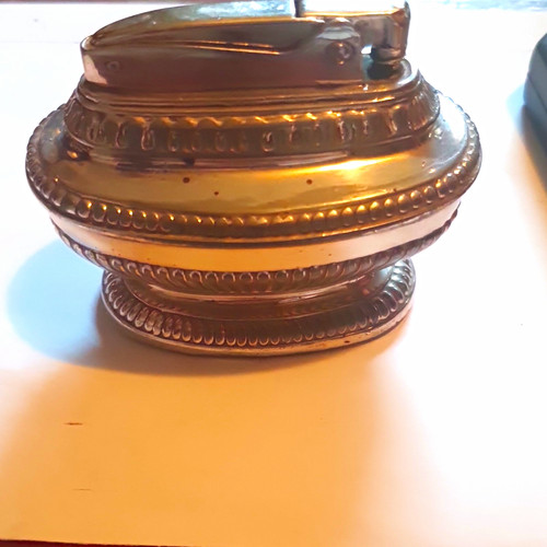 Ronson metal oval table - metal,