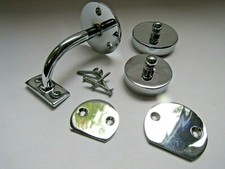 TRADITIONAL STAIR BANNISTER SUPPORT HAND RAIL ROD HANDRAIL BRACKET SOLID BRASS