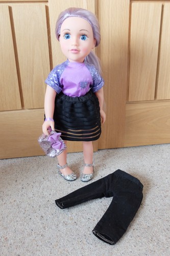 Designafriend doll with - doll, lilac