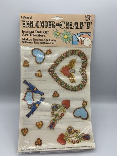 Vtg 70s letraset decor - vtg,