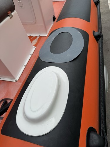 Grp rib tube mounting pod - tube, with
