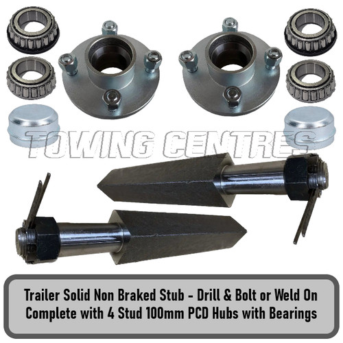 Trailer stub axles and cast - trailer,