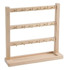 Wood 3 Tier Retail Display
