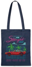 Pixel Car Straight Road Shopper Shopping Bag Racer Gamer Gaming Retro Arcade Bit