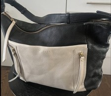 Radley Black Beige bag zip