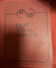 Knitting Machine Book- That Final Touch