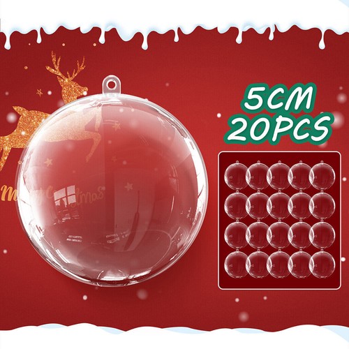100 clear plastic balls - 100×,