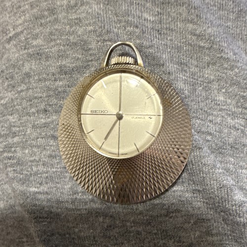 Seiko 7160 wgp pocket - pocket, watch