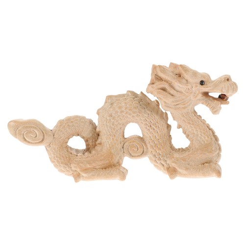 Wooden dragon sculpture statue - dragon,