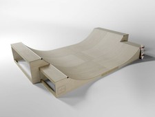 SB Skate Ramps | Classic Max Half Pipe | Two Level Set | Park Skate | Self Build