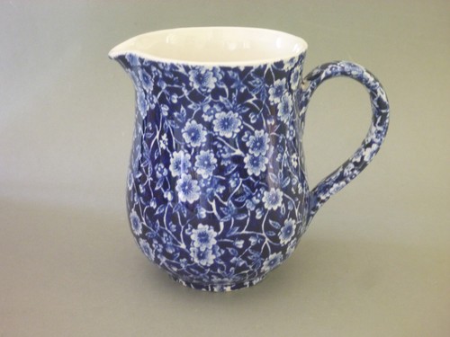 Burleigh blue calico jug - calico,