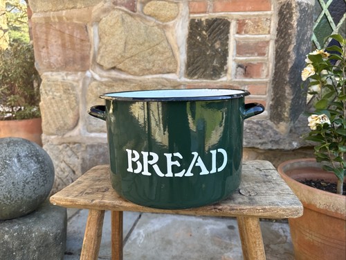 Enamelware bread bin large and - enamelware,