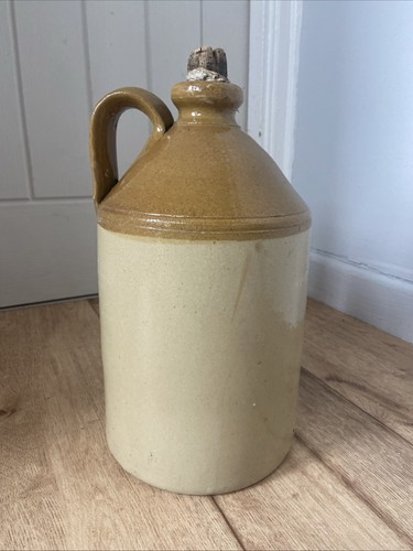 Vintage cider flagon stoneware - vintage,