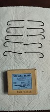 10 Rare Vintage Martinez And Bird Low Water Fly Tying Salmon Hooks New Old Stock