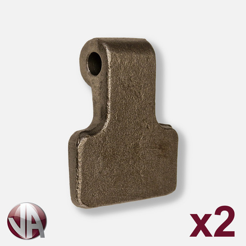 Weld spade hinge trailer - on,