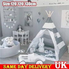 Large Canvas Kids Grey Indian